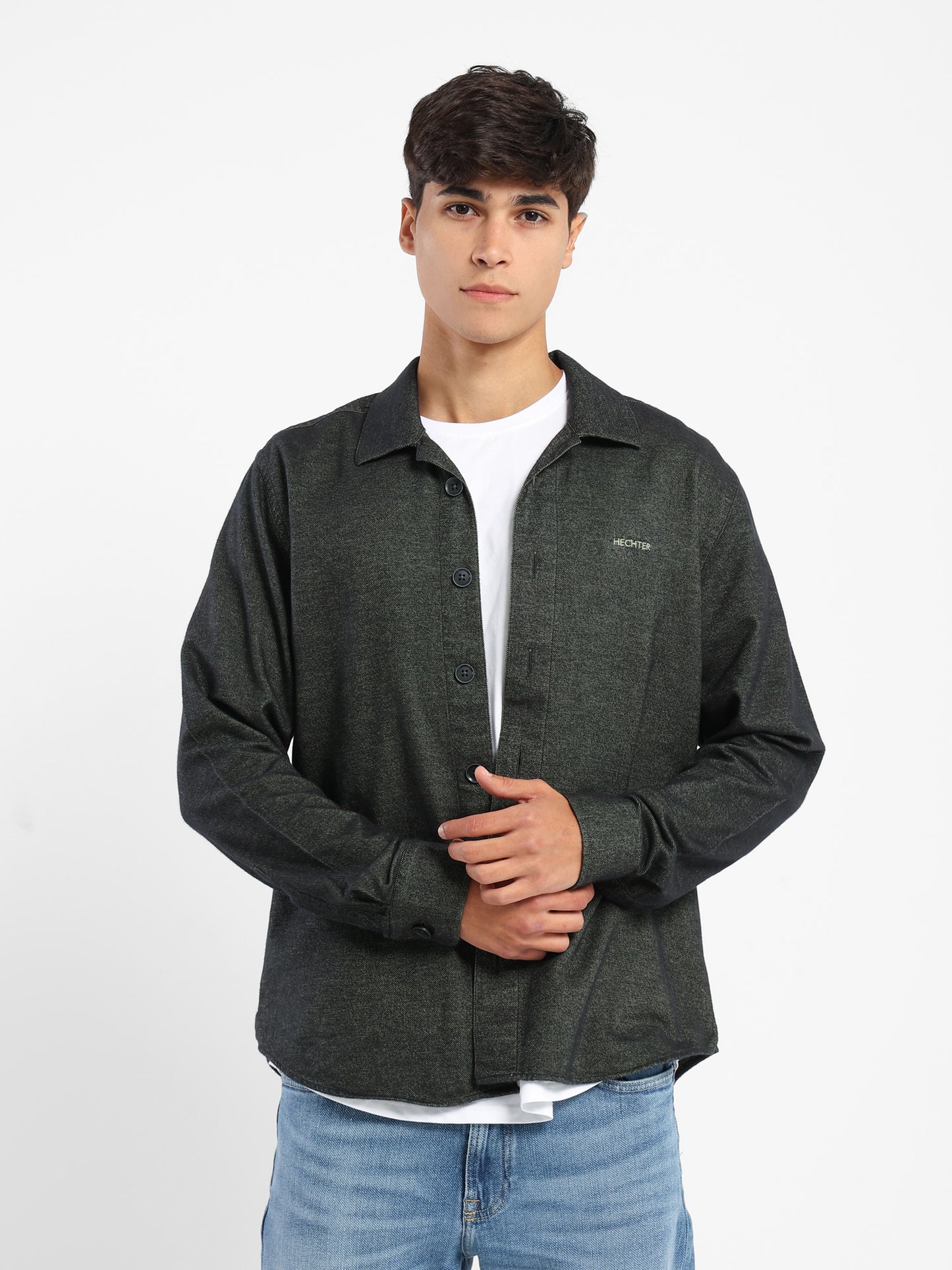 Kent Collar Long-Sleeve Shirt