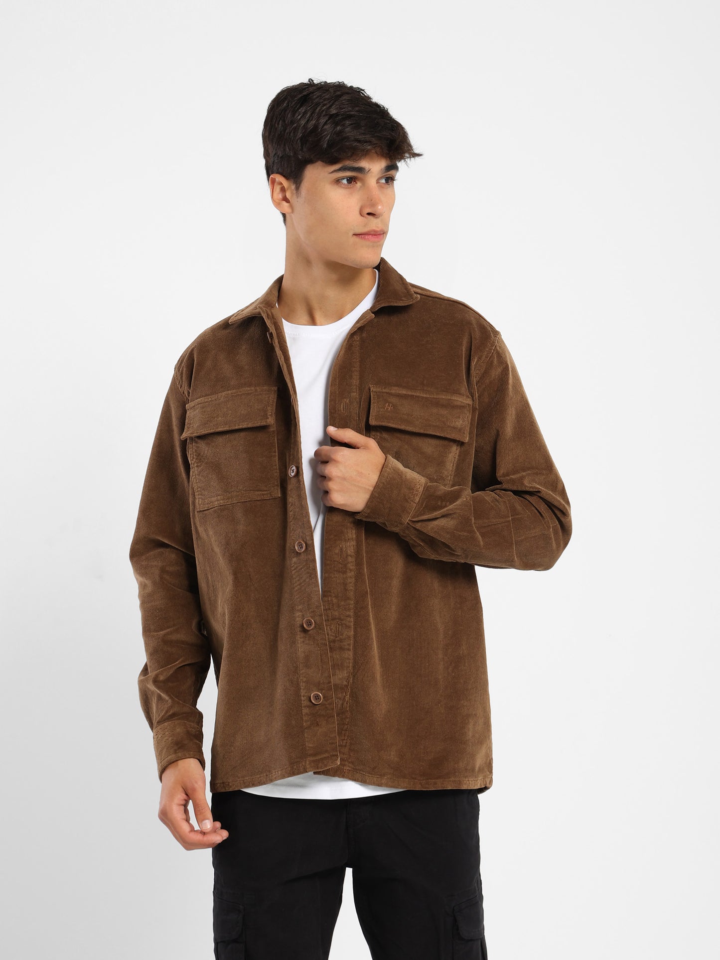 Long-Sleeve Classic Overshirt