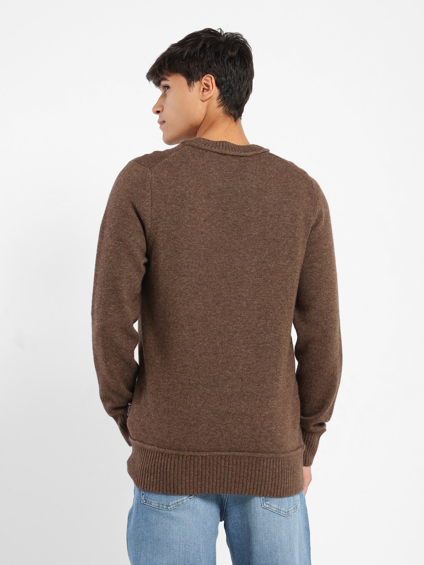 Oversized Round-Neck Pullover