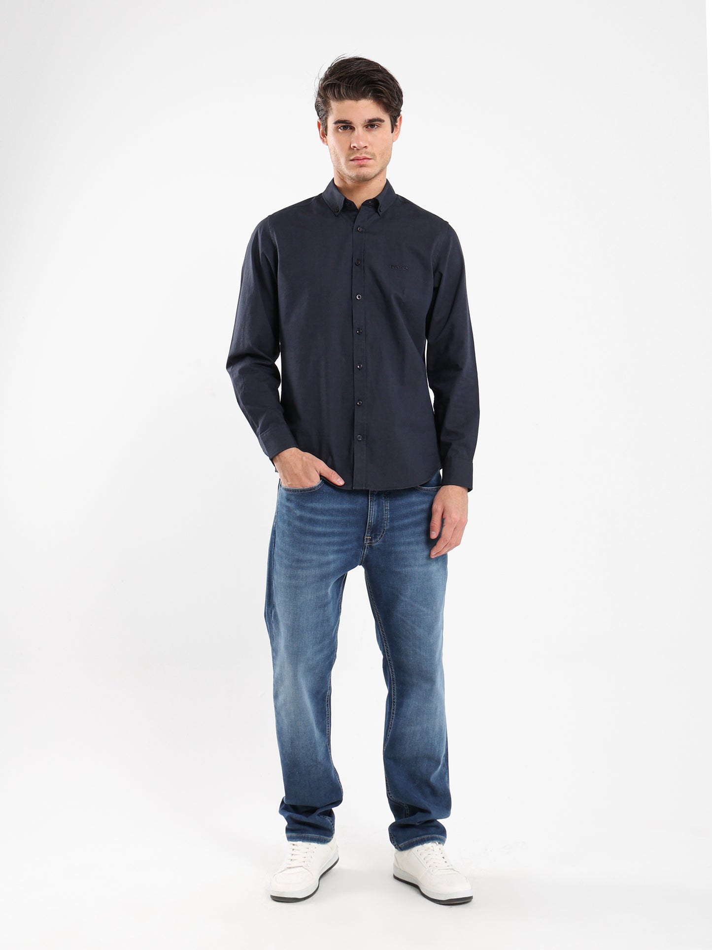 Oxford Solid Long Sleeves Shirt