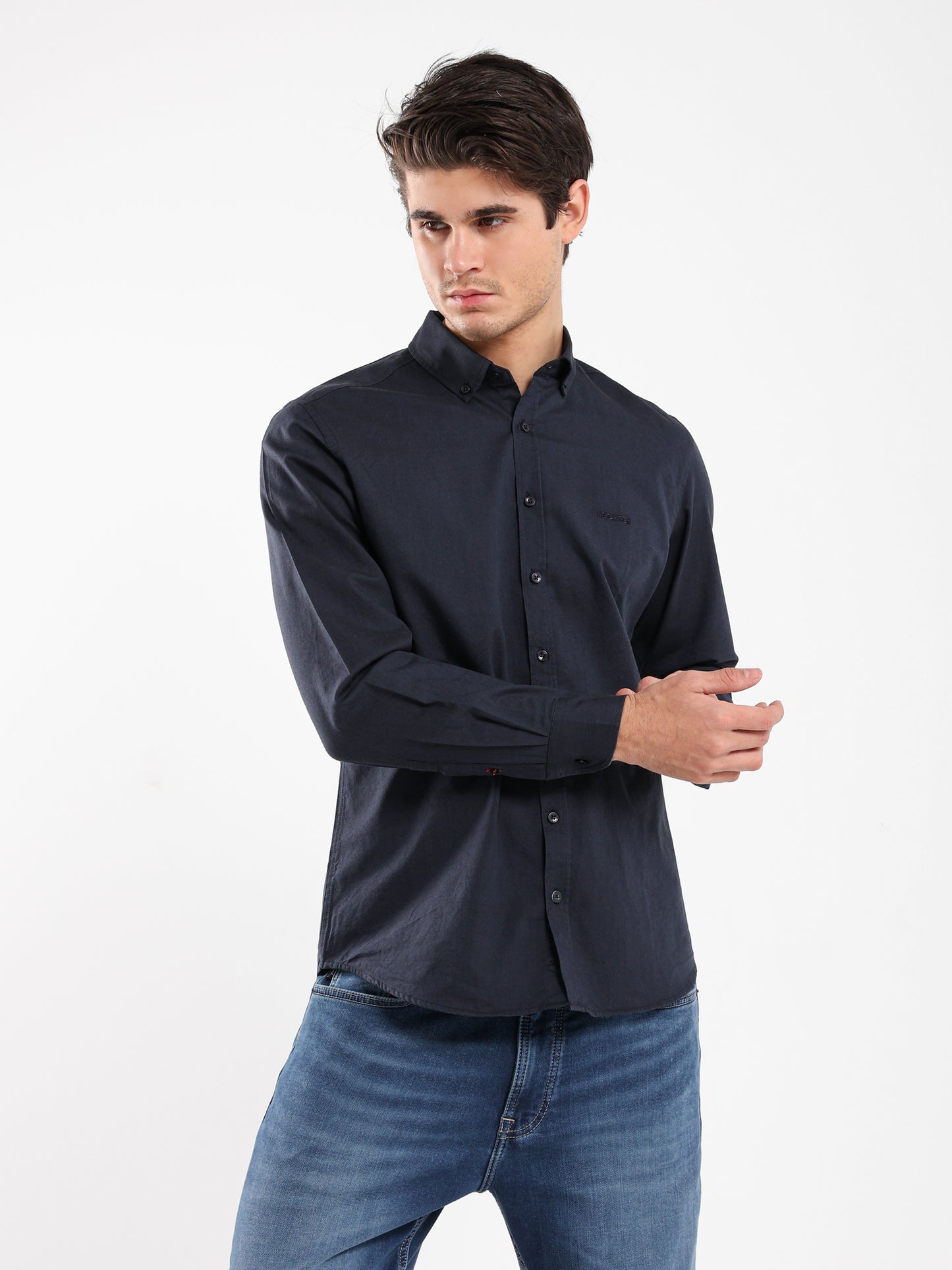 Oxford Solid Long Sleeves Shirt