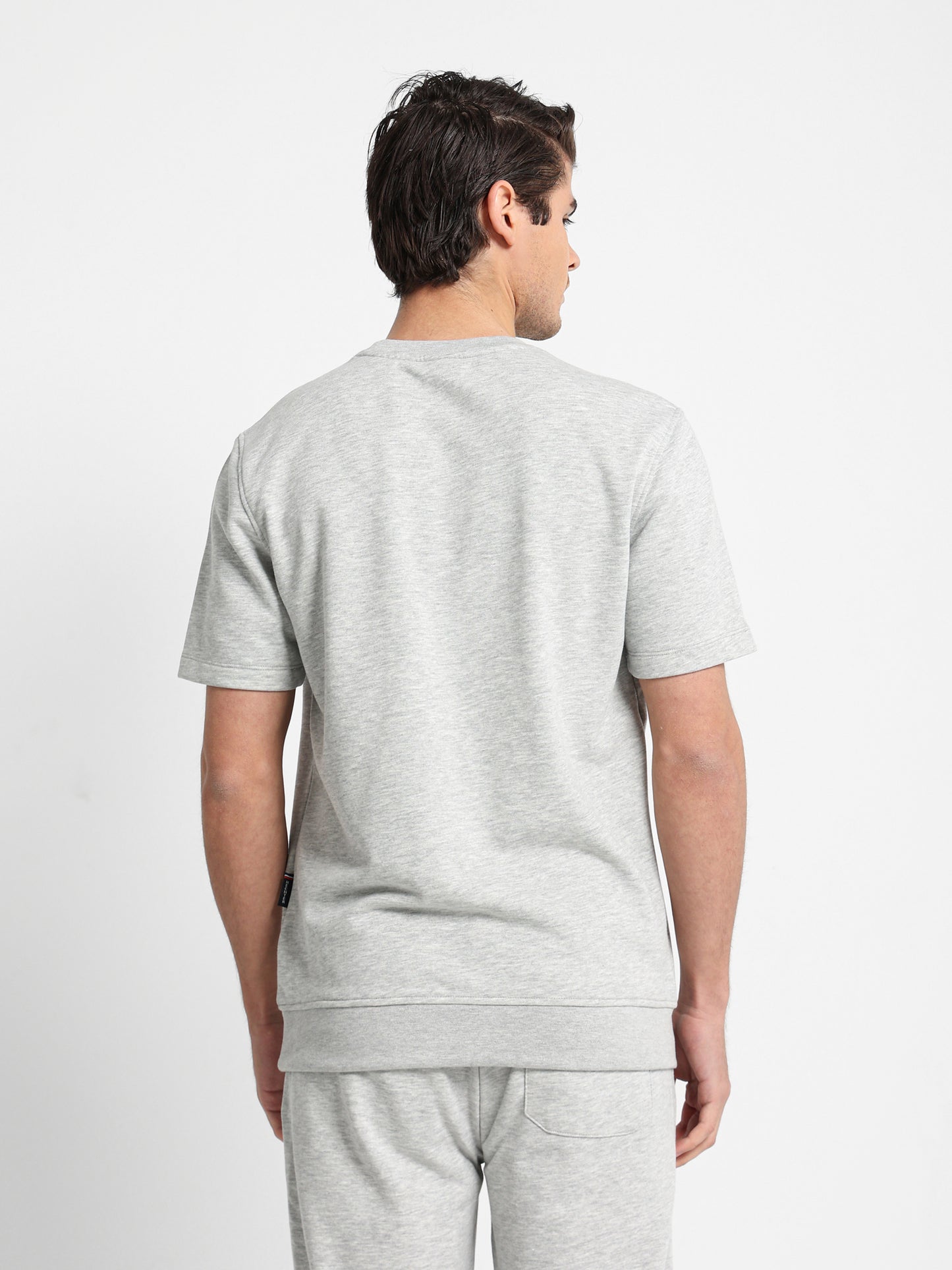 Half Sleeves Round Neck Sweatshirt