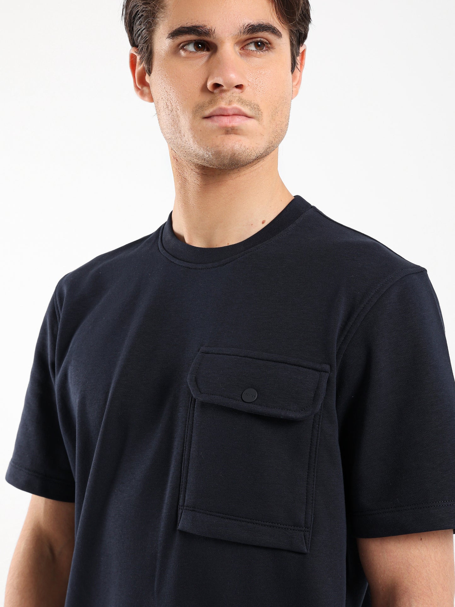 Half Sleeves Round Neck Sweatshirt