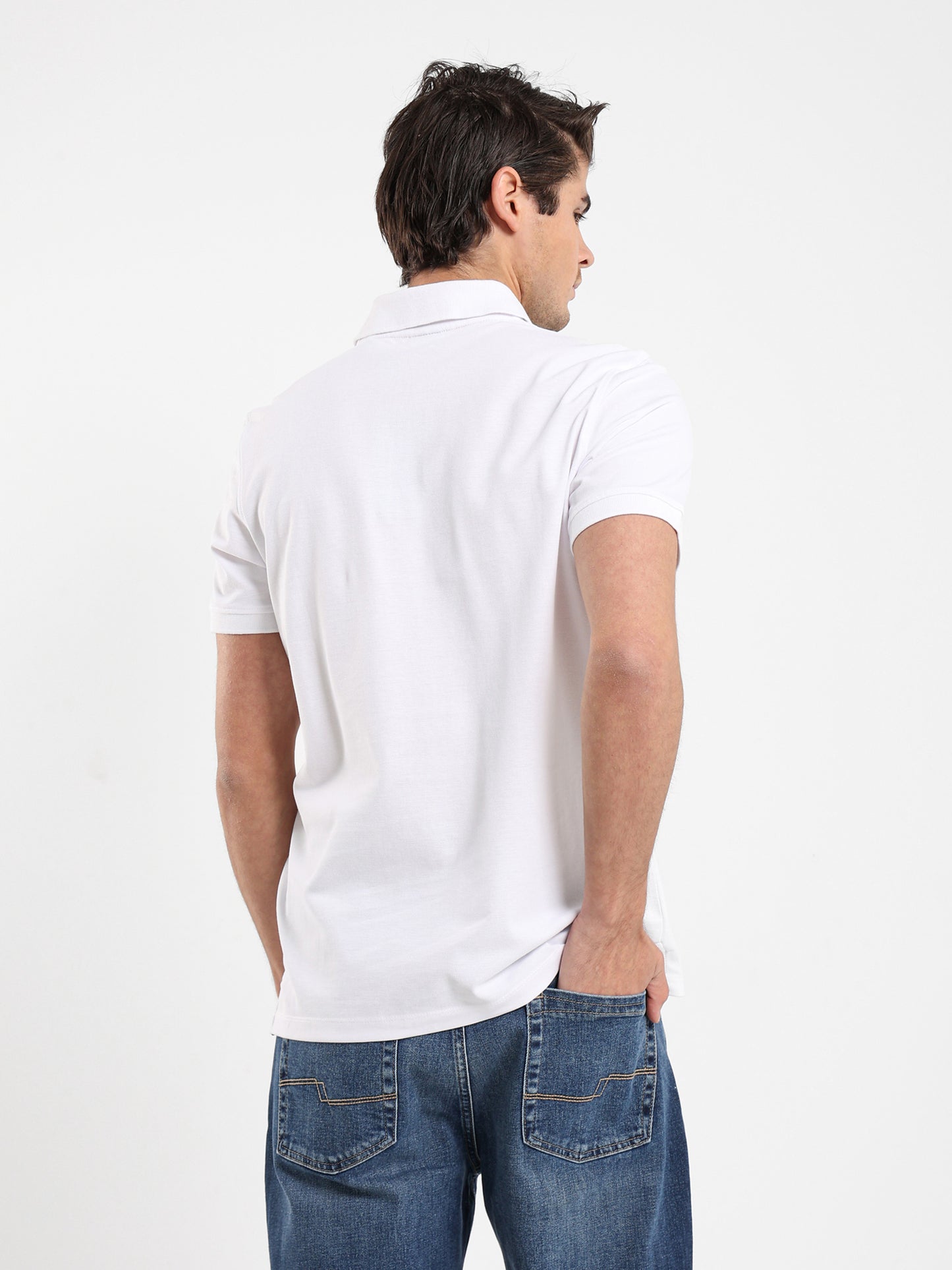 Pique Chest Pocket Polo