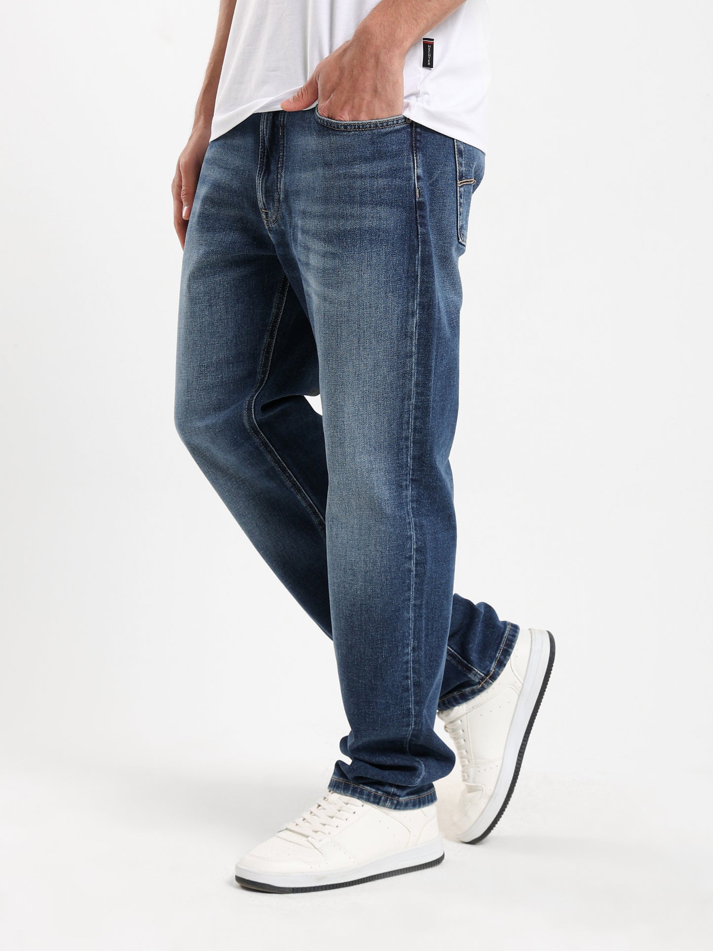 Washed Denim Jeans