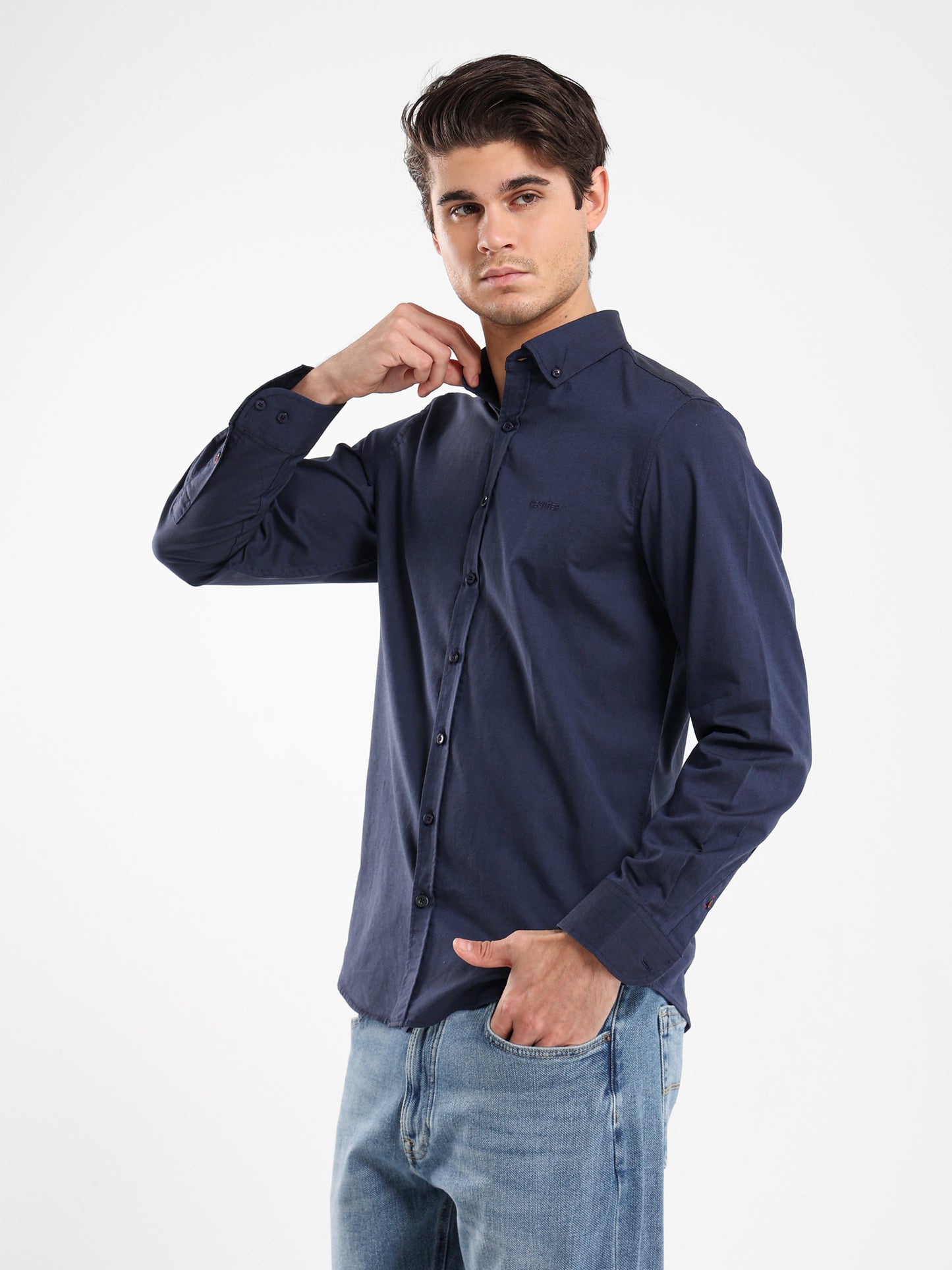 Oxford Solid Long Sleeves Shirt