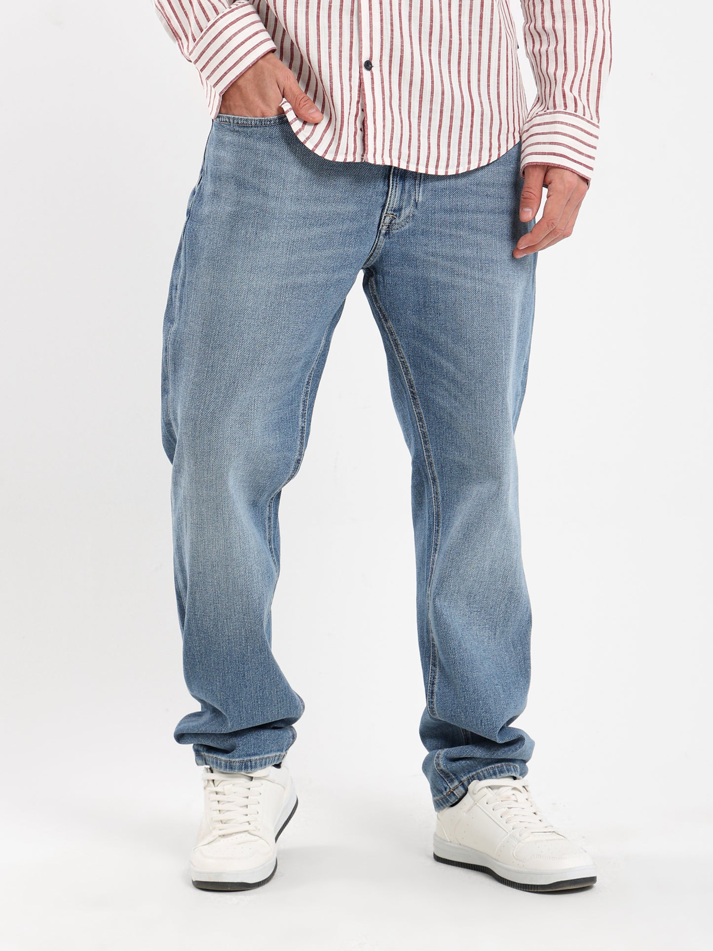 Washed Denim Jeans