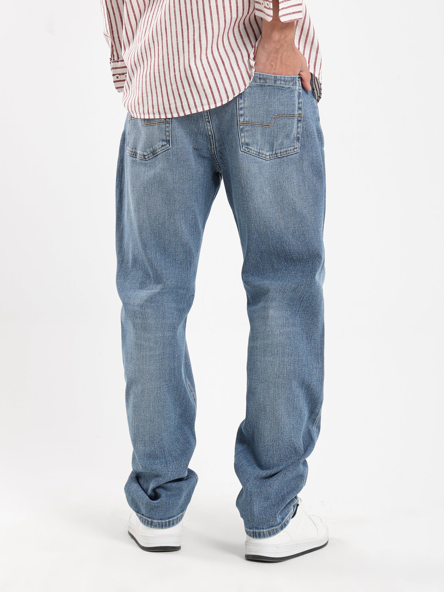 Washed Denim Jeans