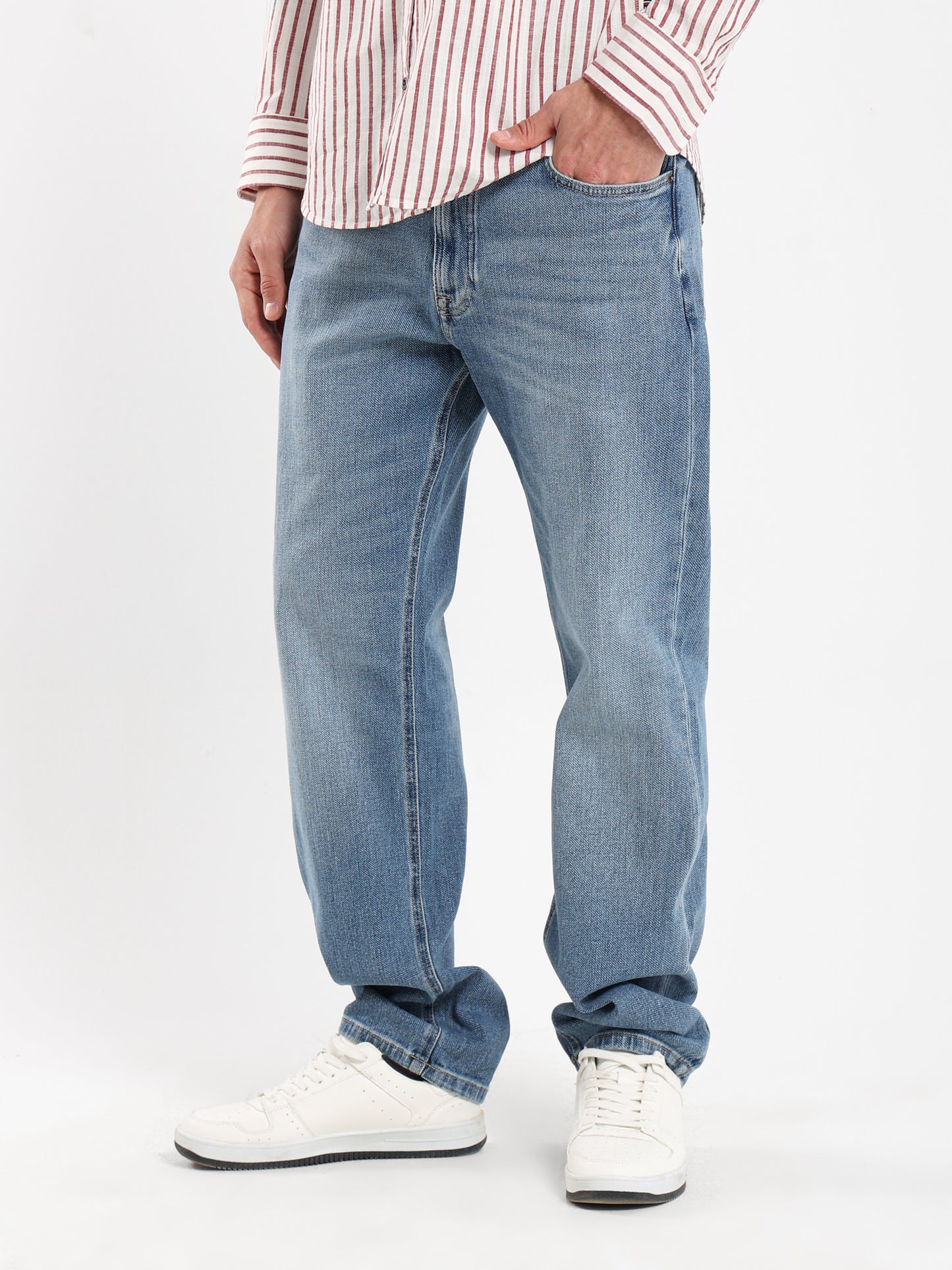 Washed Denim Jeans