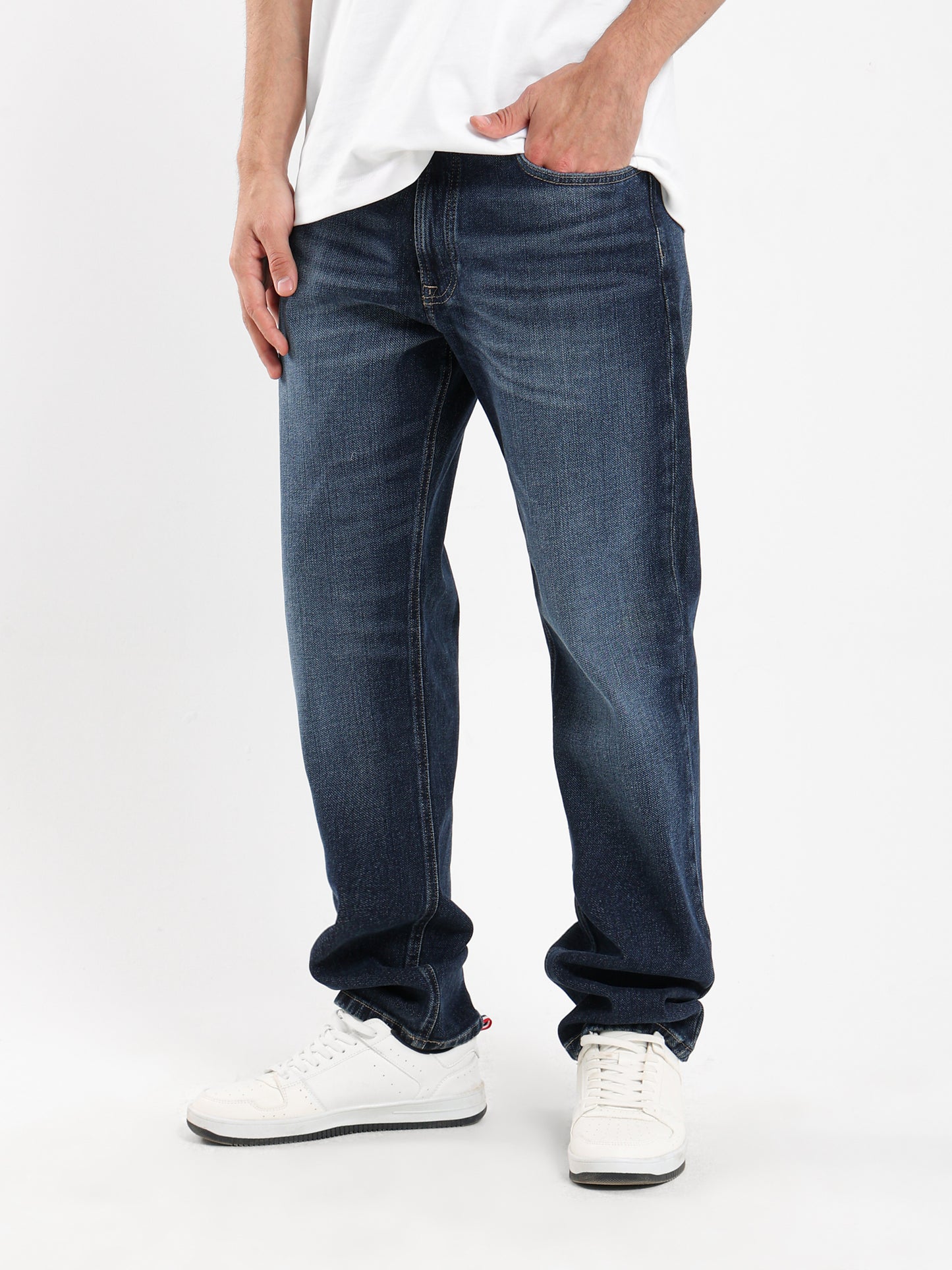Washed Denim Jeans
