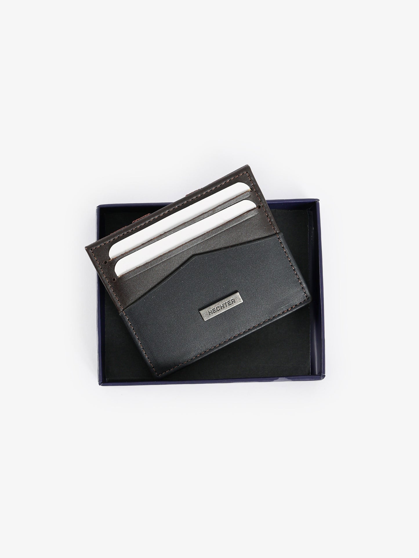 Dual-Tone Card Holder with Strap