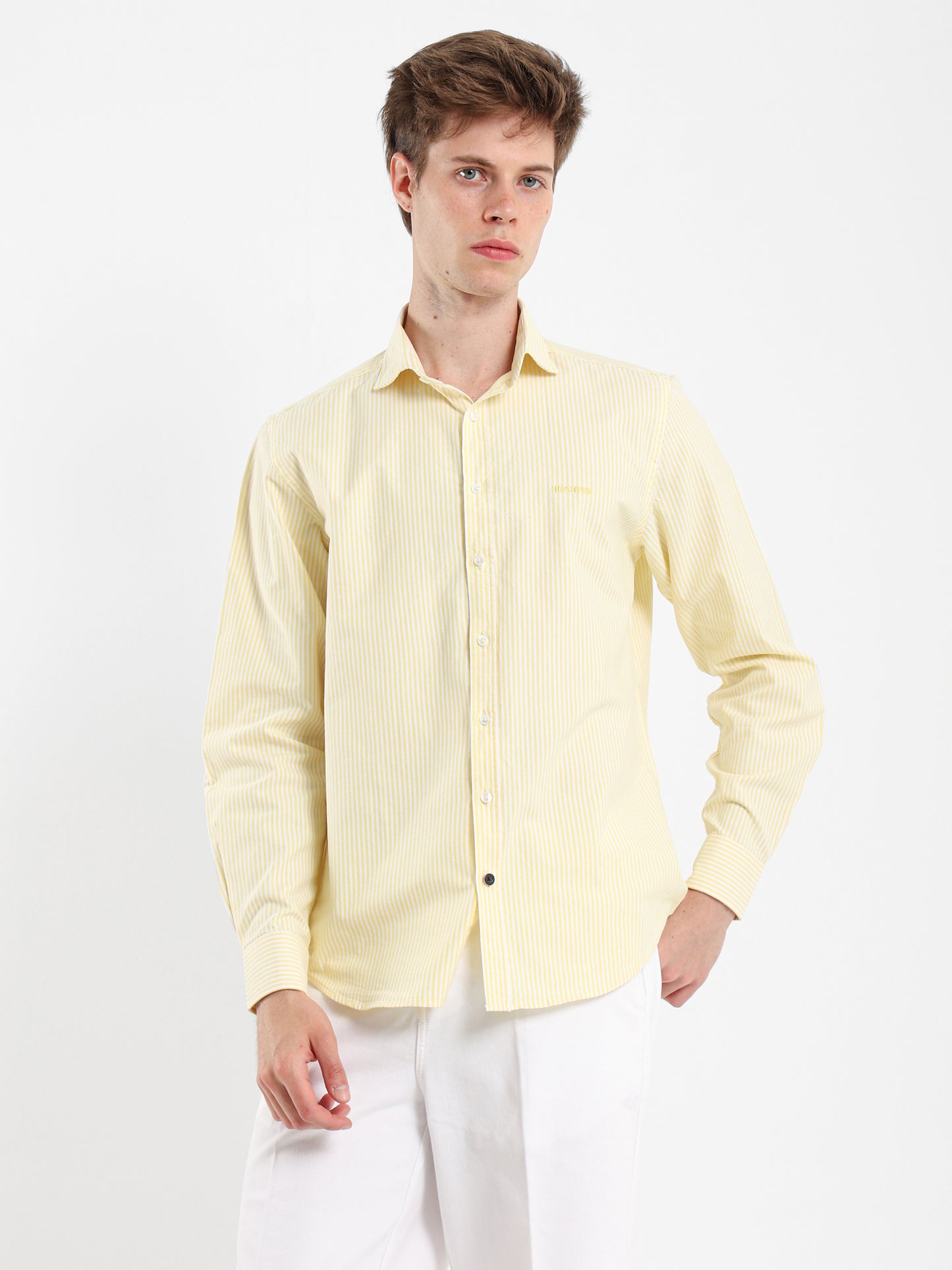 Oxford Stripe Long Sleeve Shirt