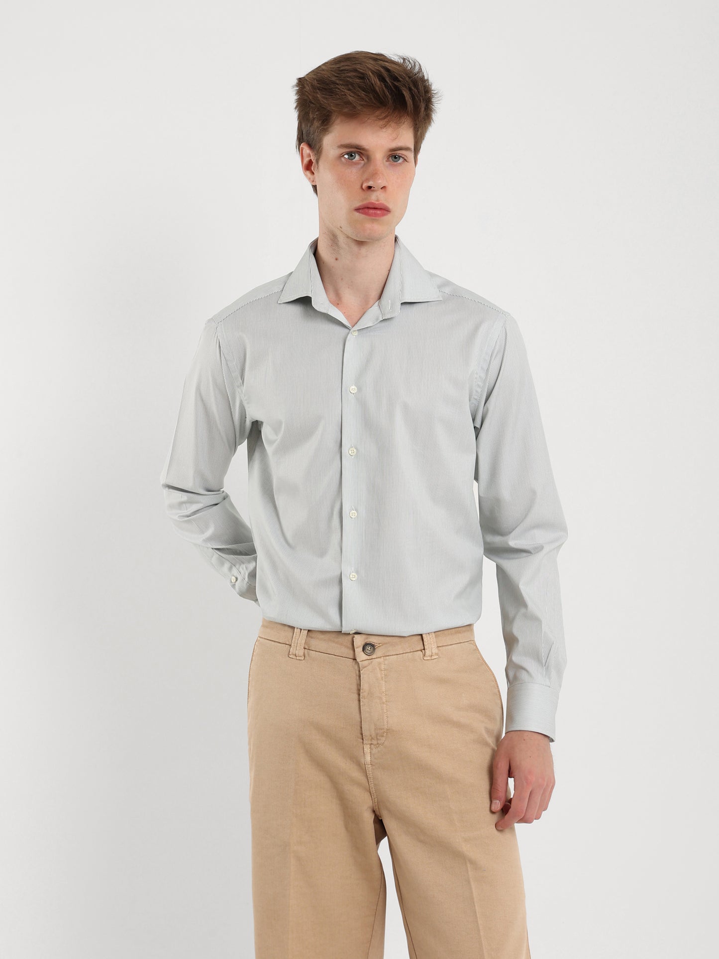 Kent Collar Long Sleeves Shirt