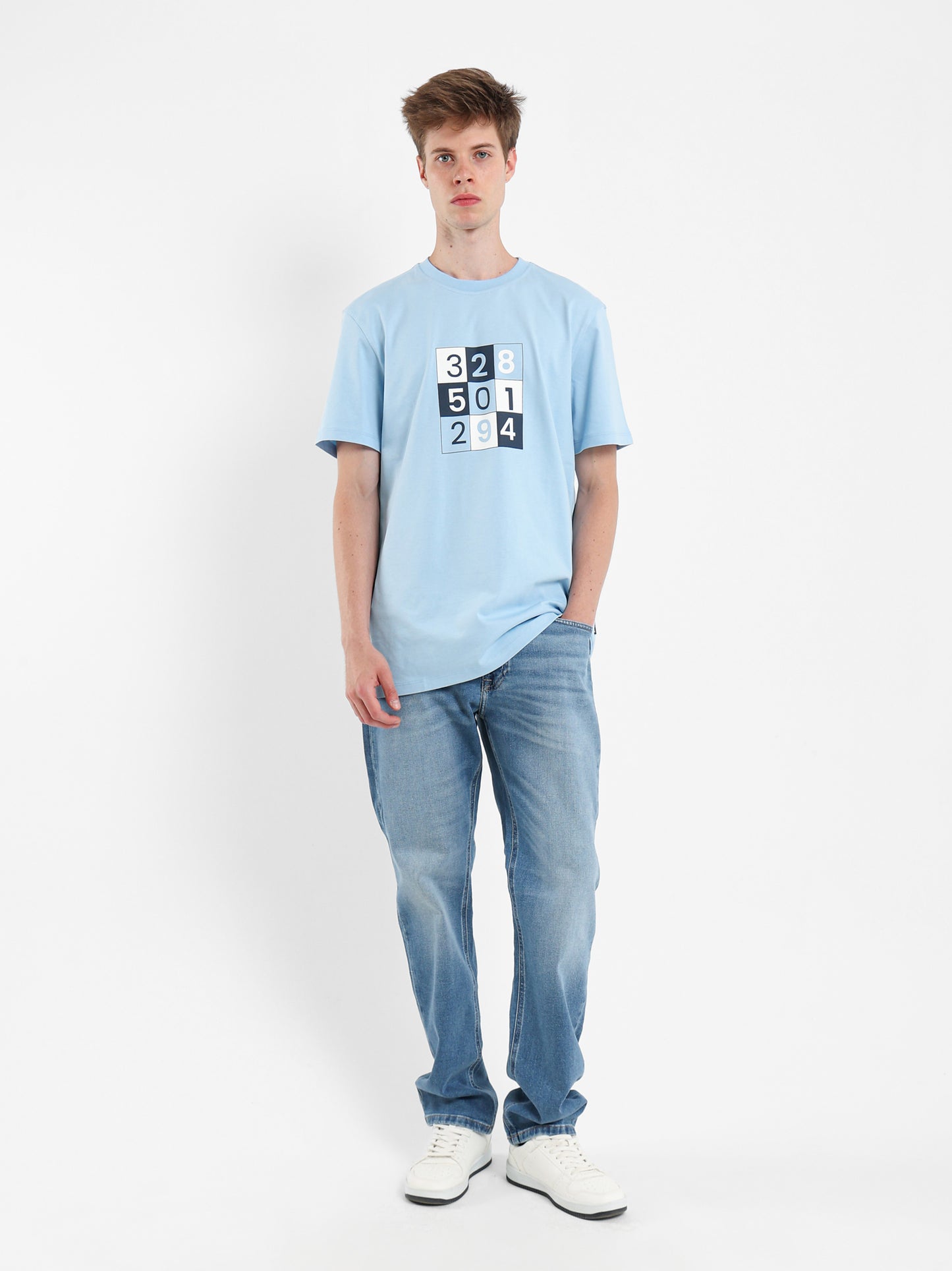 Crew Neck Printed T-Shirt
