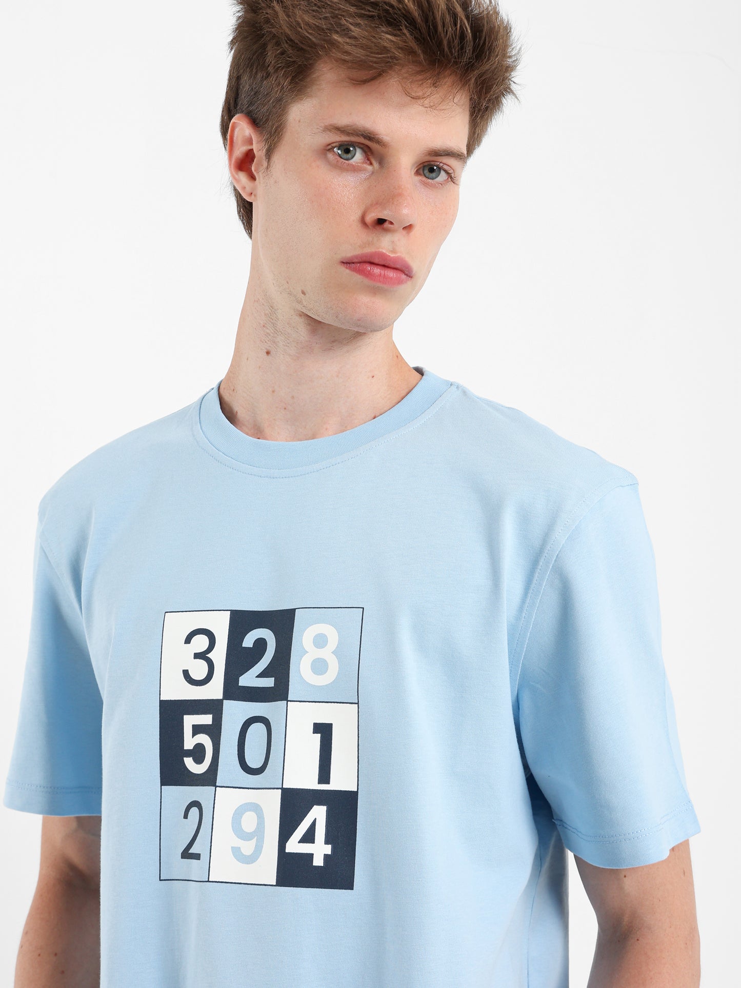 Crew Neck Printed T-Shirt