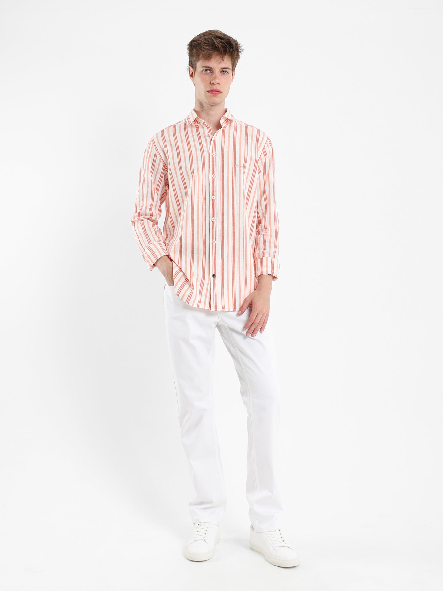 Long Sleeve Shirt with Kent Collar
