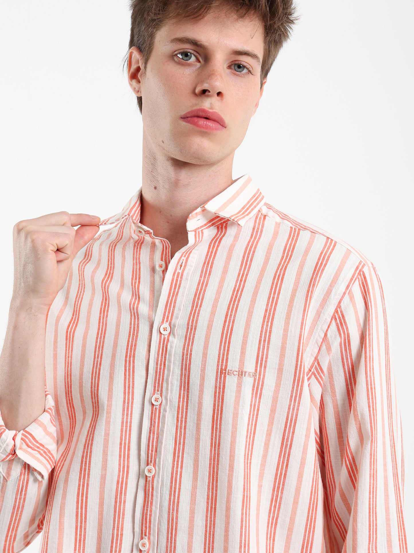 Long Sleeve Shirt with Kent Collar