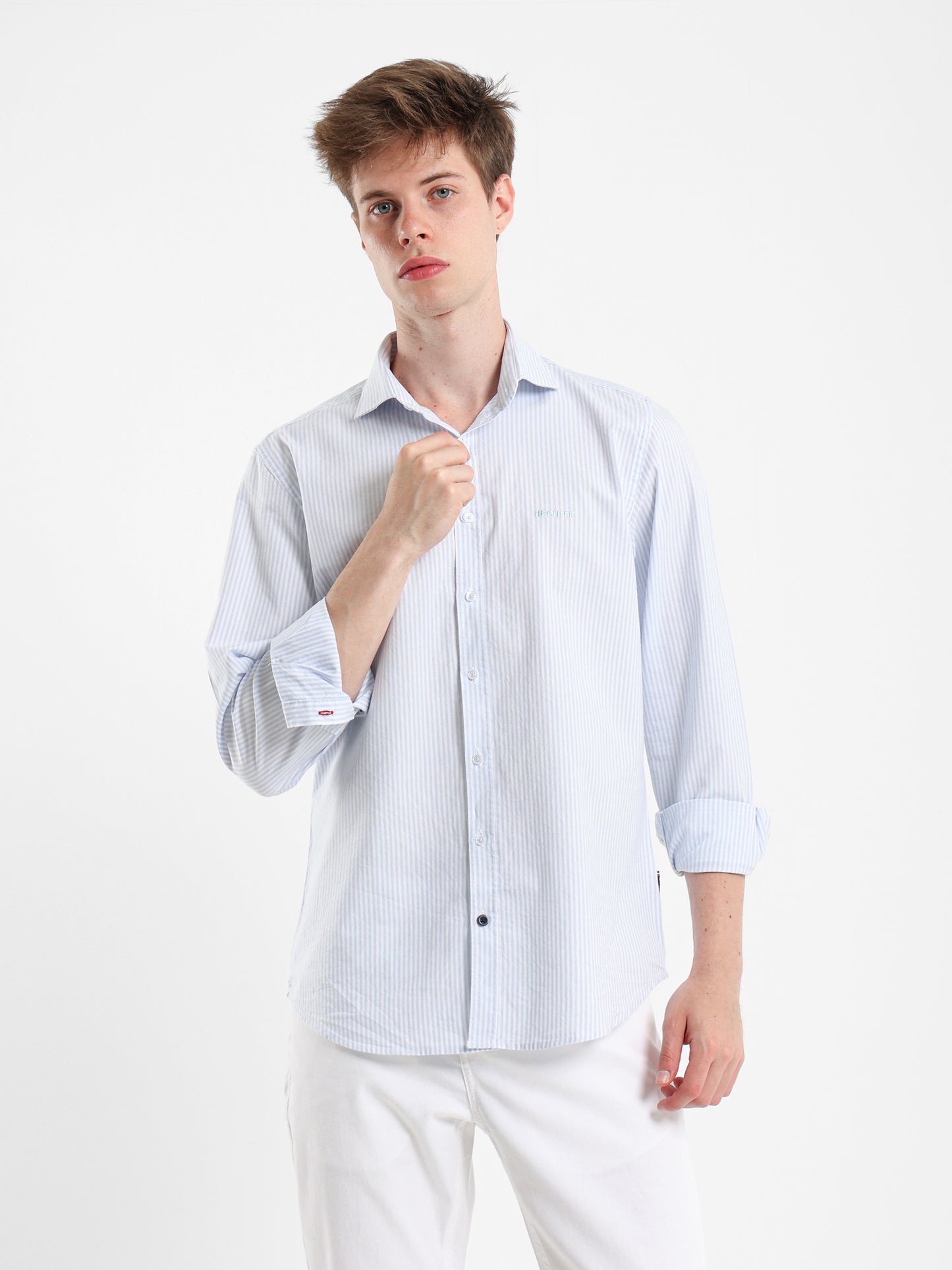 Oxford Stripe Long Sleeve Shirt