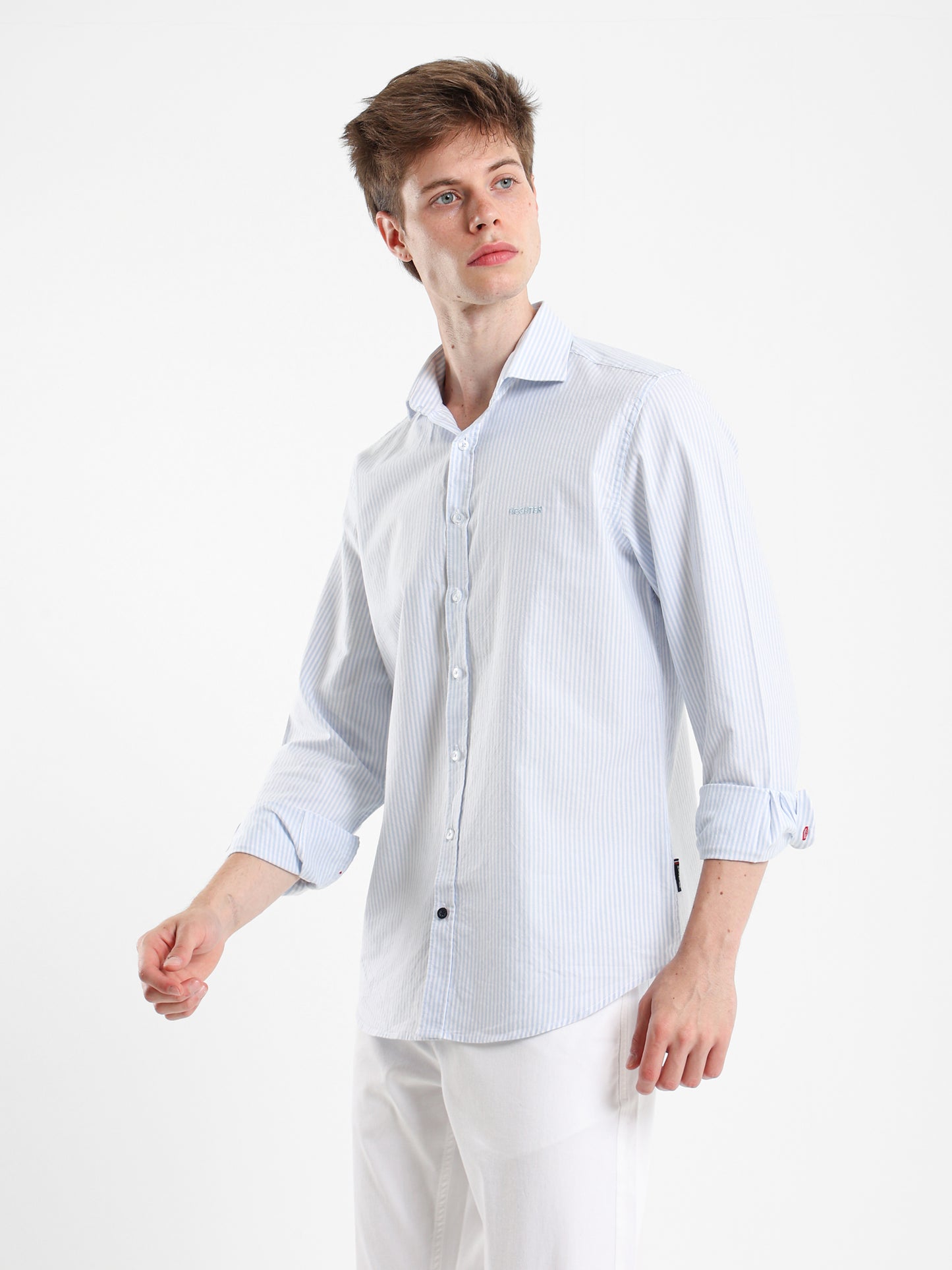 Oxford Stripe Long Sleeve Shirt