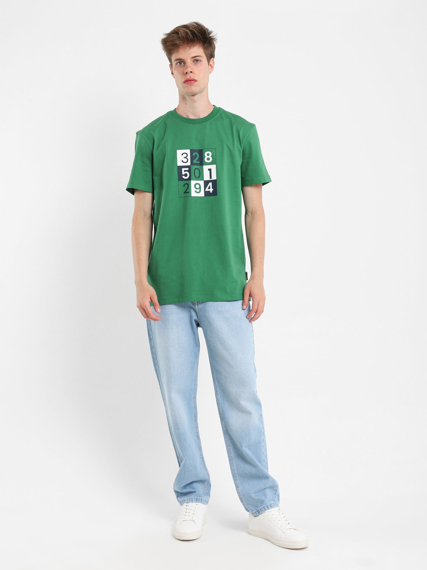 Crew Neck Printed T-Shirt