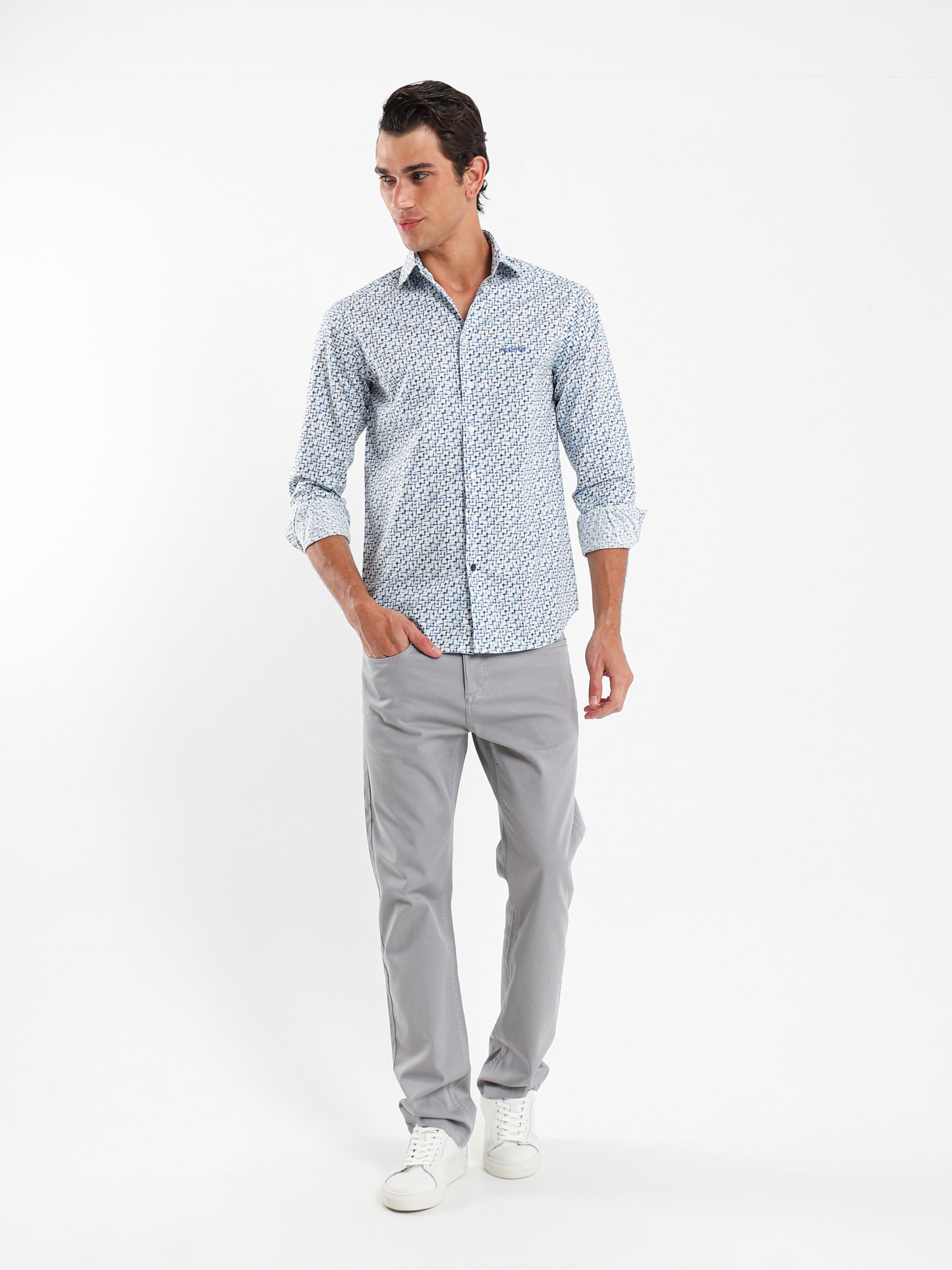 Printed Semi Dressed Shirt