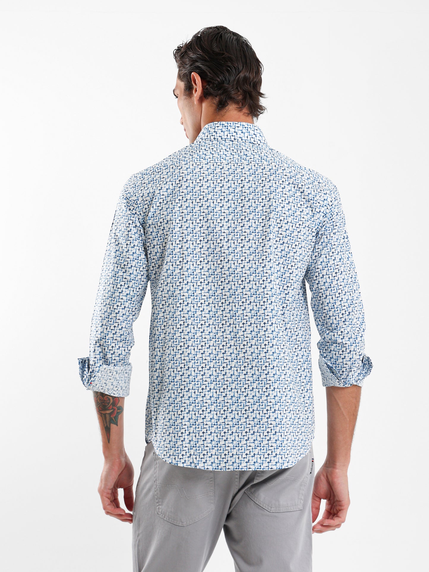 Printed Semi Dressed Shirt