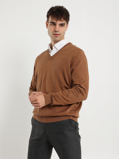 Basic V-Neck Pullover