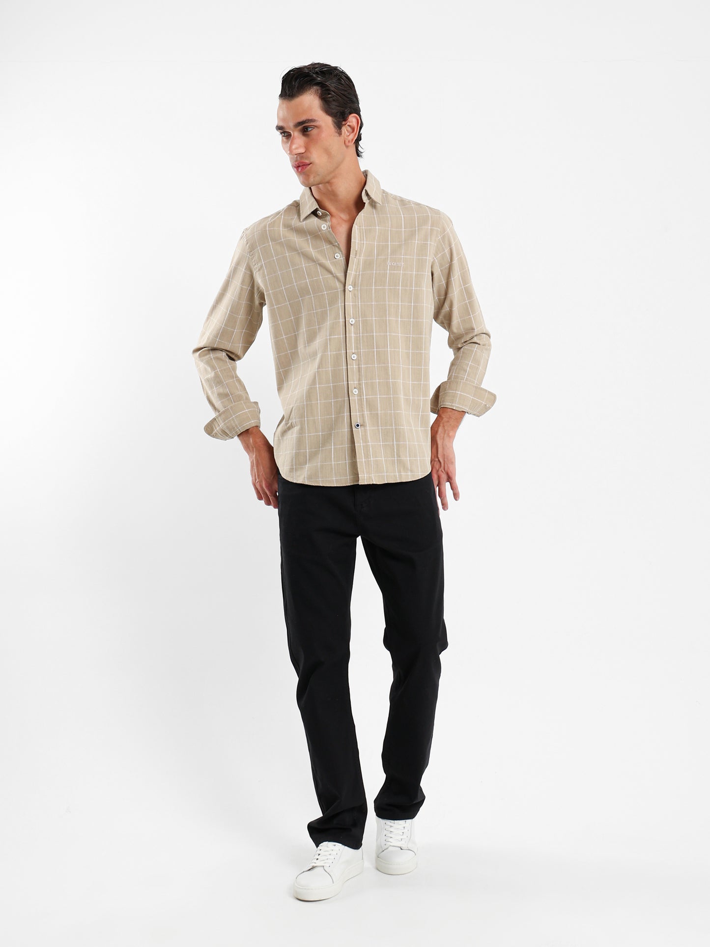 Long Sleeves Checkered Shirt