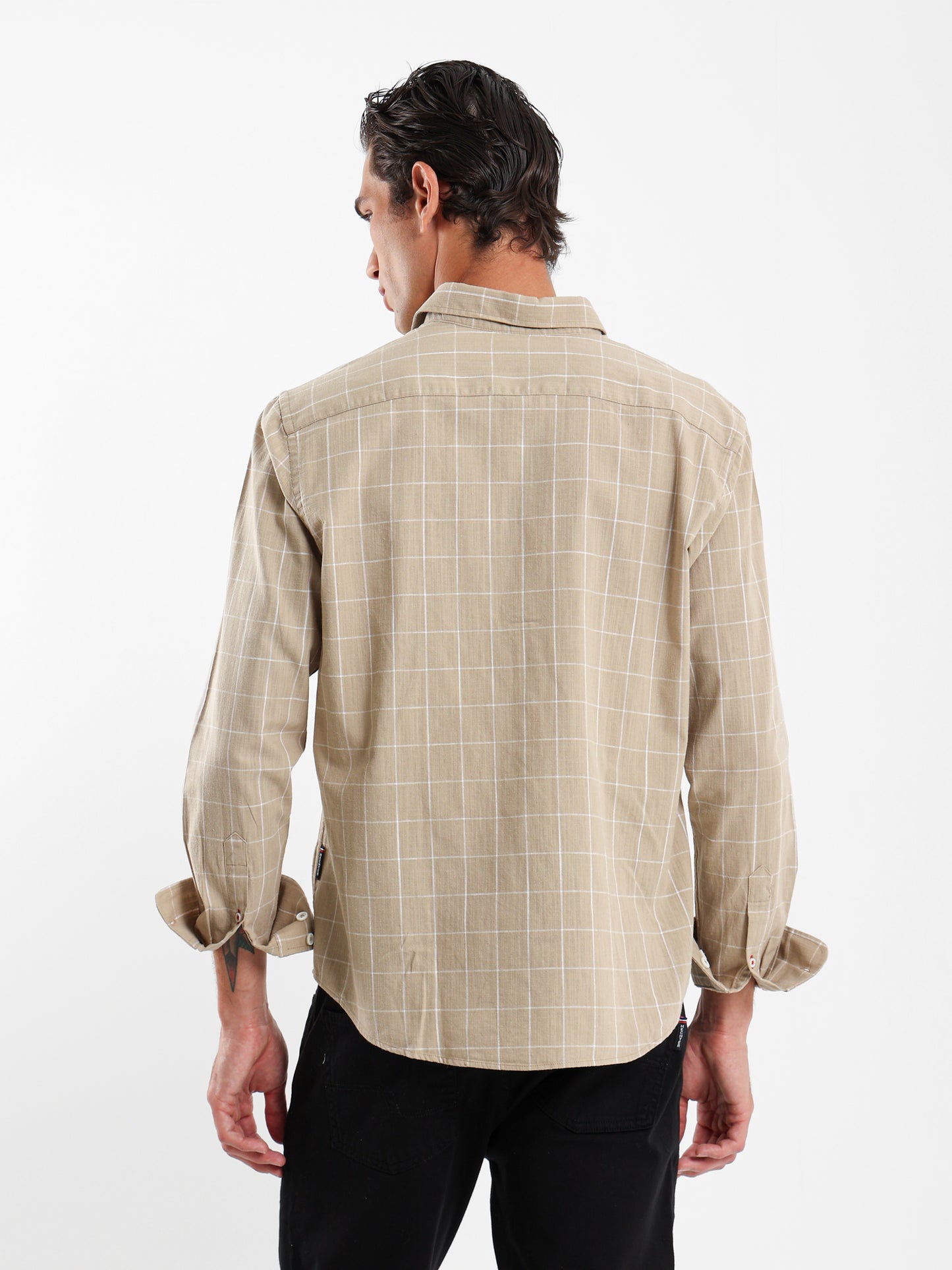 Long Sleeves Checkered Shirt