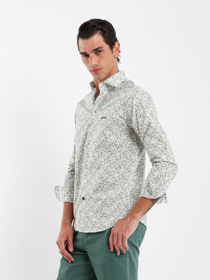 Printed Semi Dressed Shirt