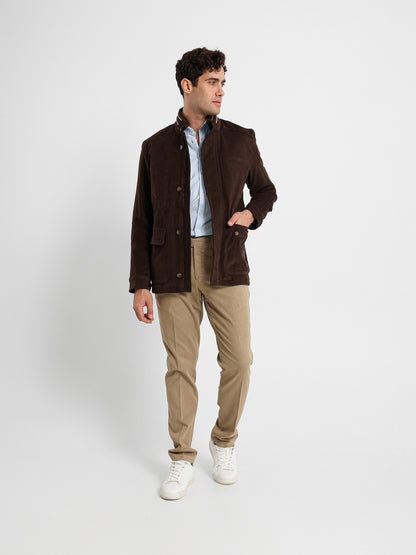 Gabardine Shirt Jacket