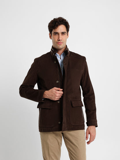 Gabardine Shirt Jacket