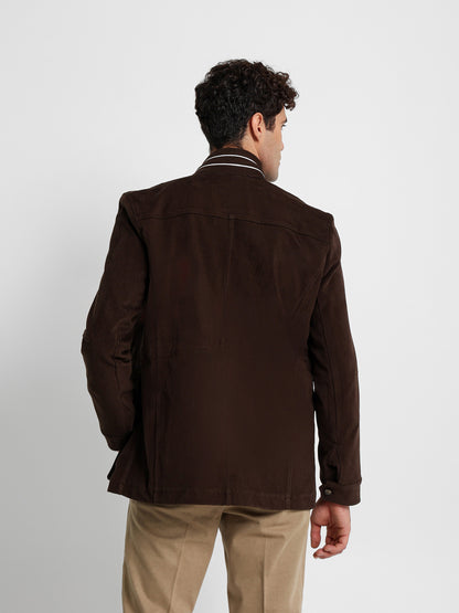 Gabardine Shirt Jacket