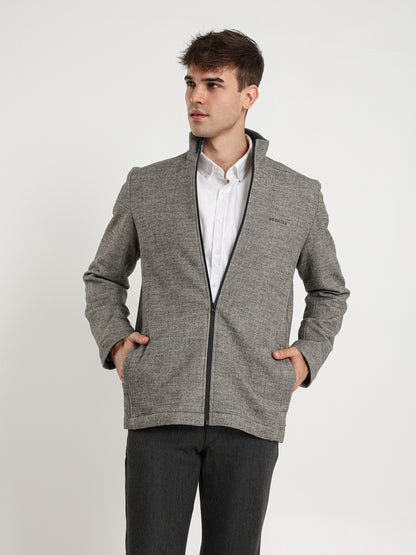 Zip-Up Closure Jacket