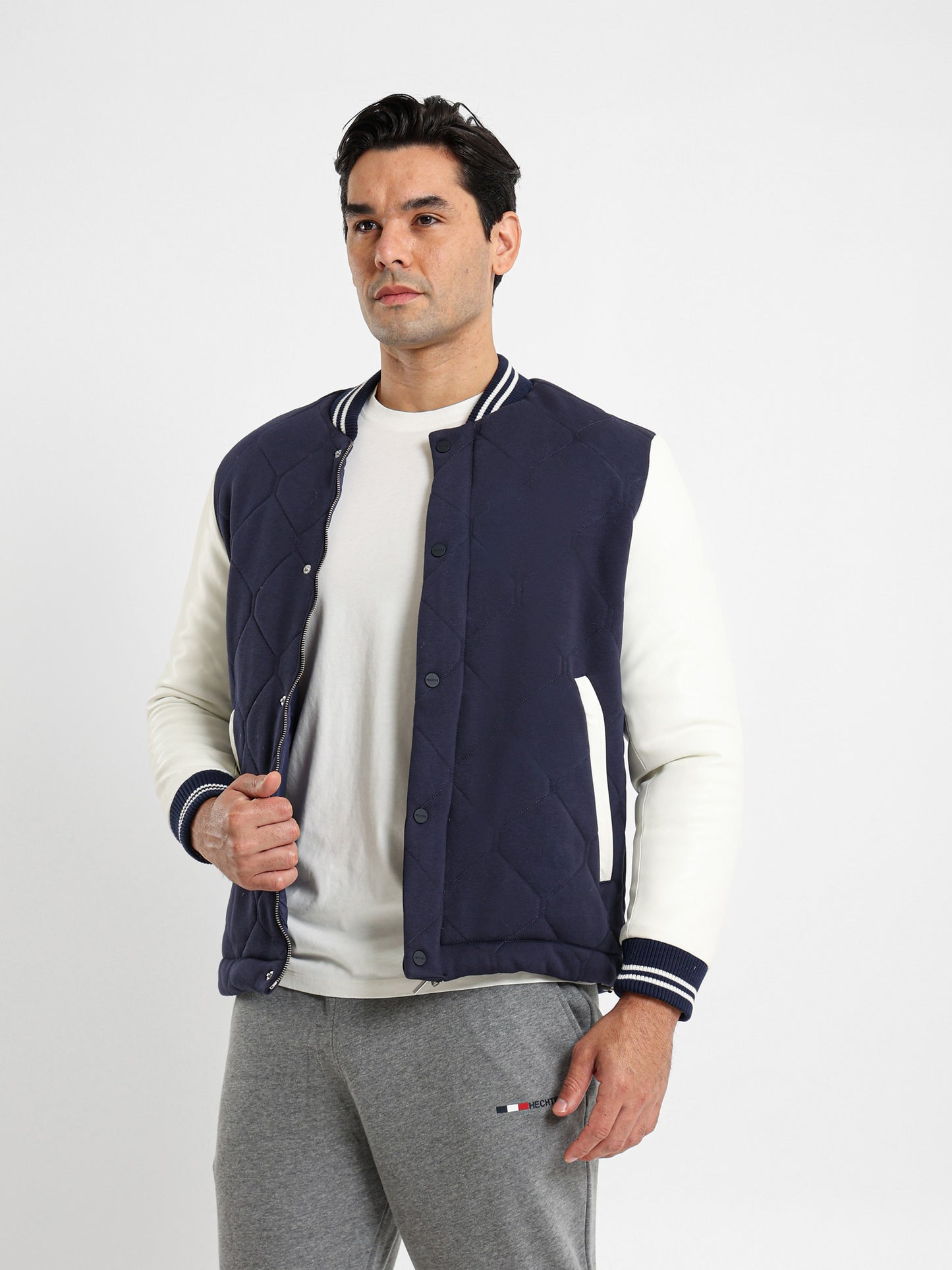 Bi-Tone Melton Jacket