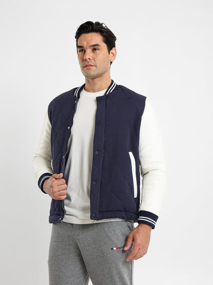 Bi-Tone Melton Jacket