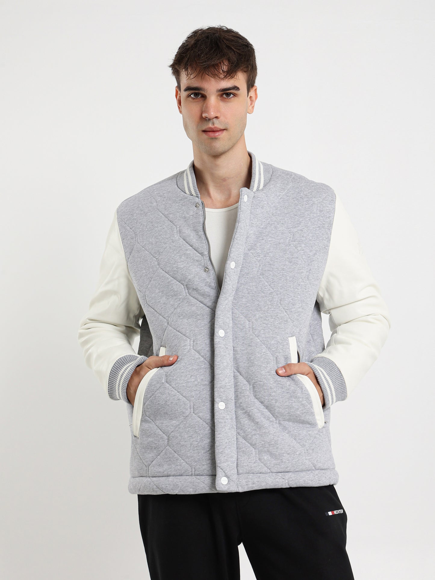Bi-Tone Melton Jacket
