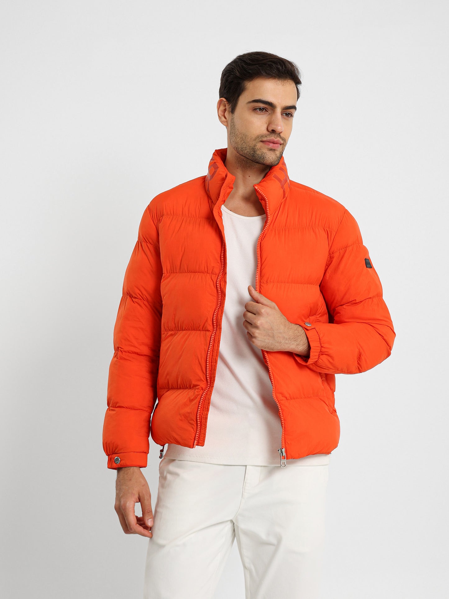 Mock Neck Parka Jacket