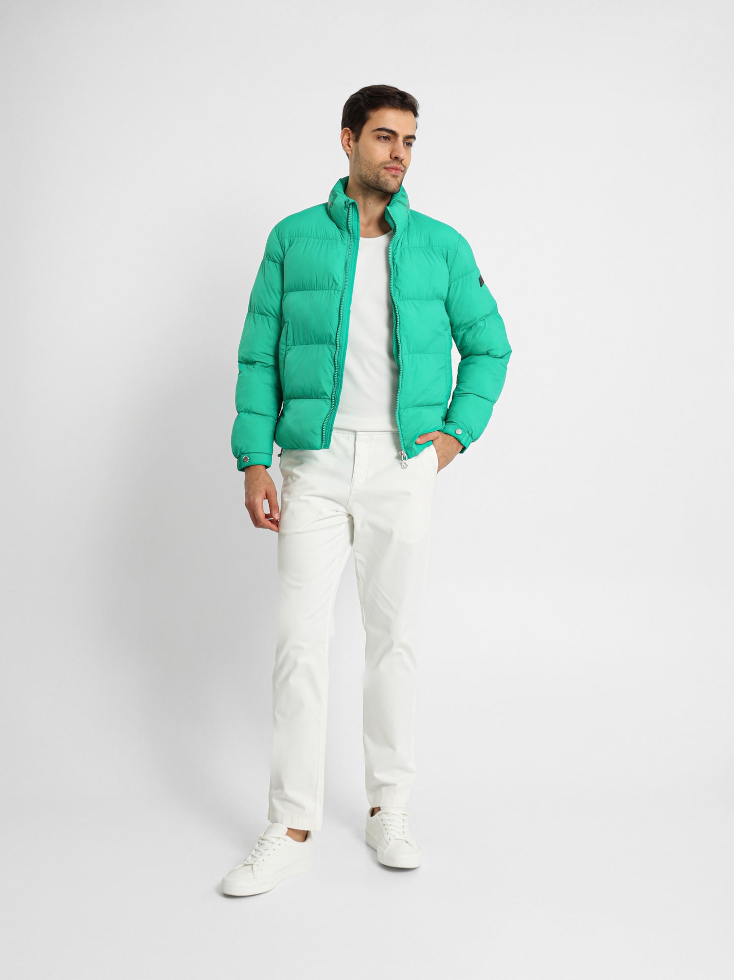 Mock Neck Parka Jacket