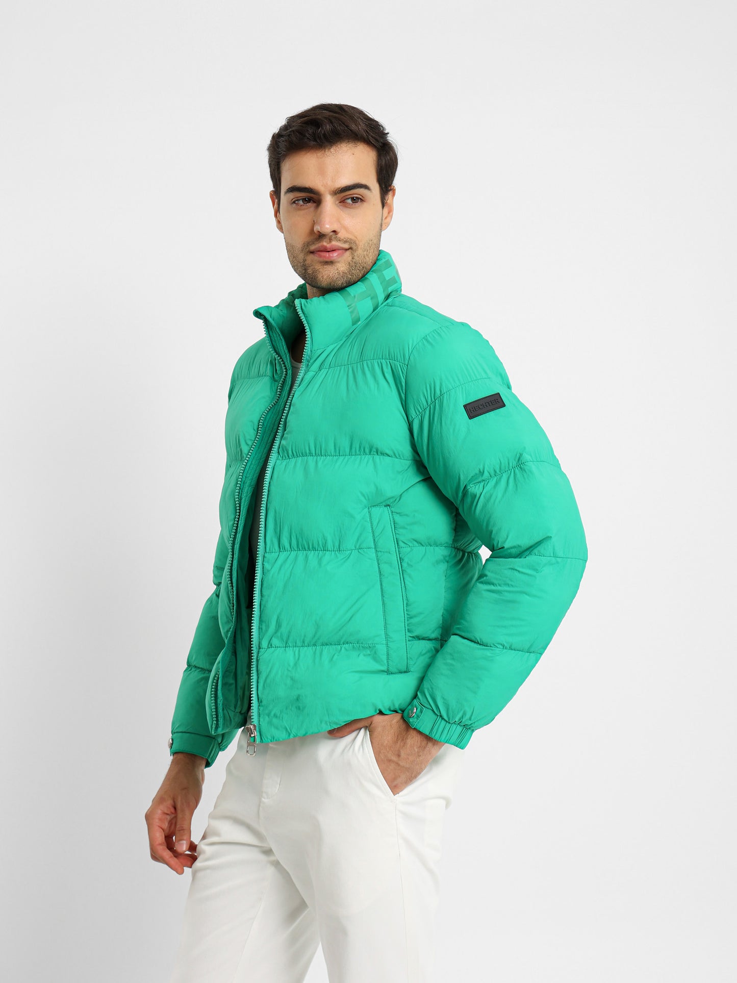 Mock Neck Parka Jacket