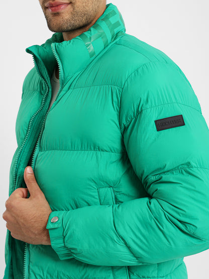 Mock Neck Parka Jacket