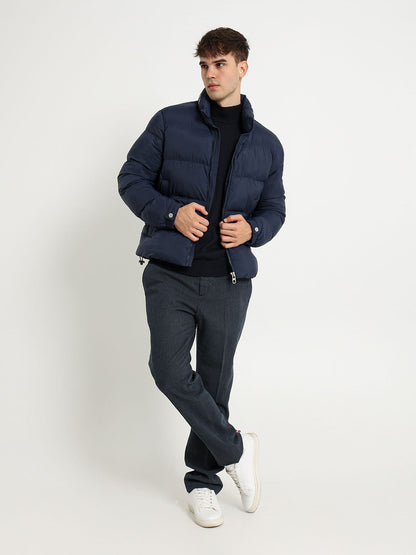 Mock Neck Parka Jacket