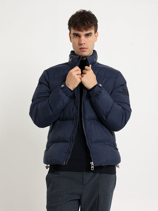 Mock Neck Parka Jacket