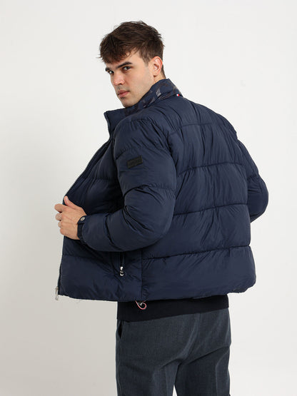 Mock Neck Parka Jacket