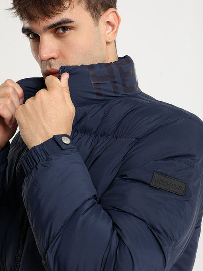 Mock Neck Parka Jacket