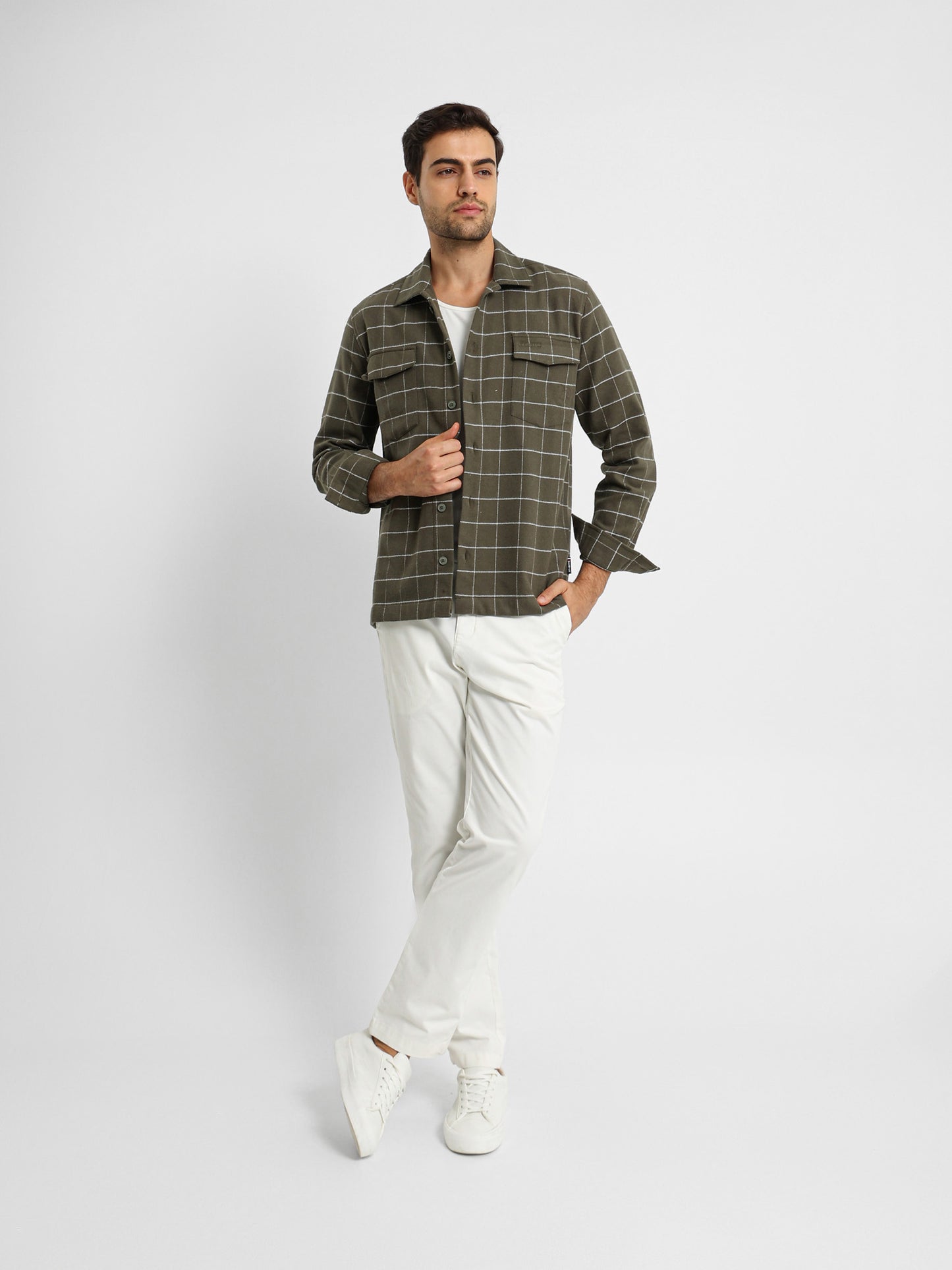 Checked Shirt Jacket
