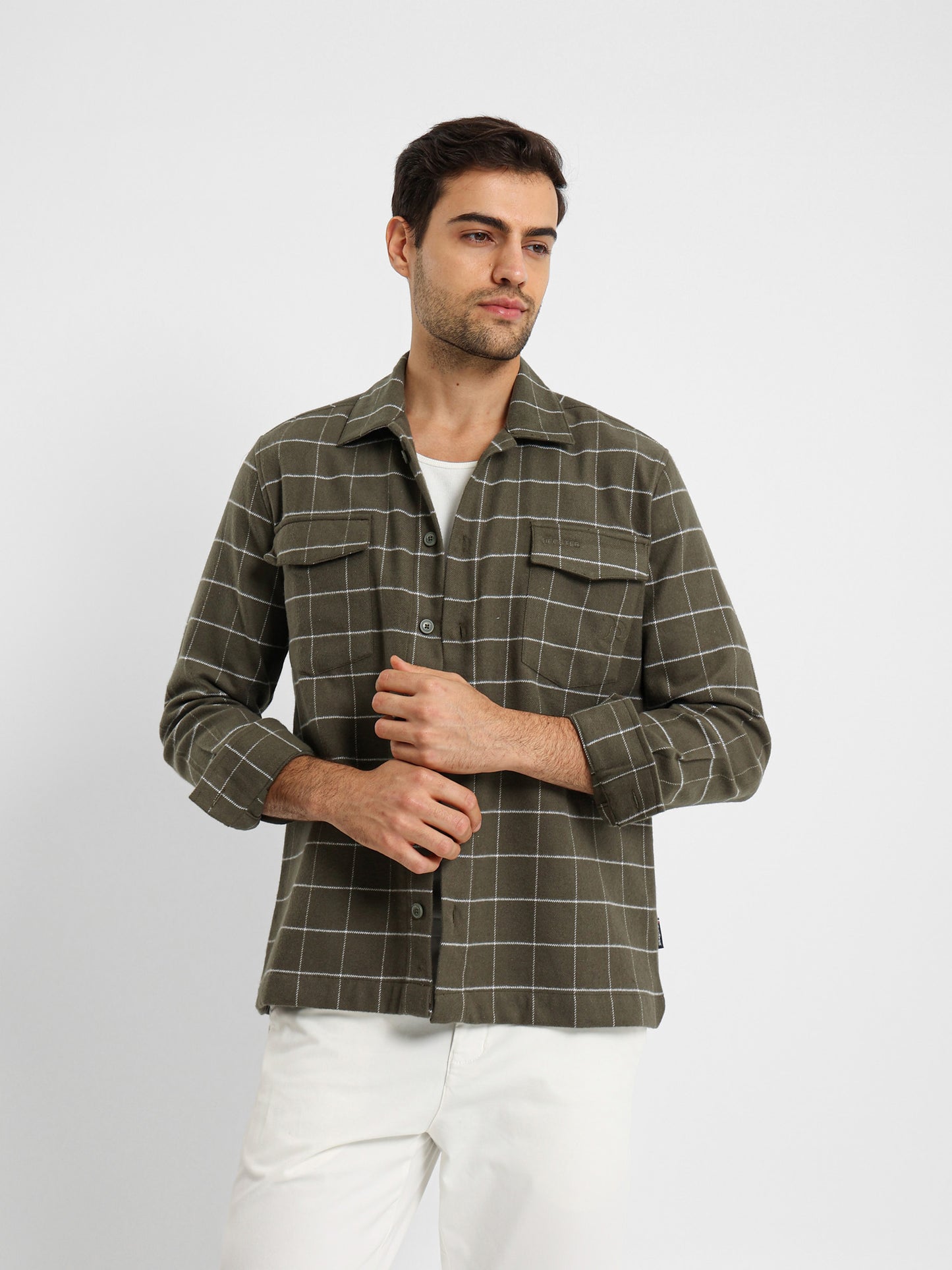 Checked Shirt Jacket