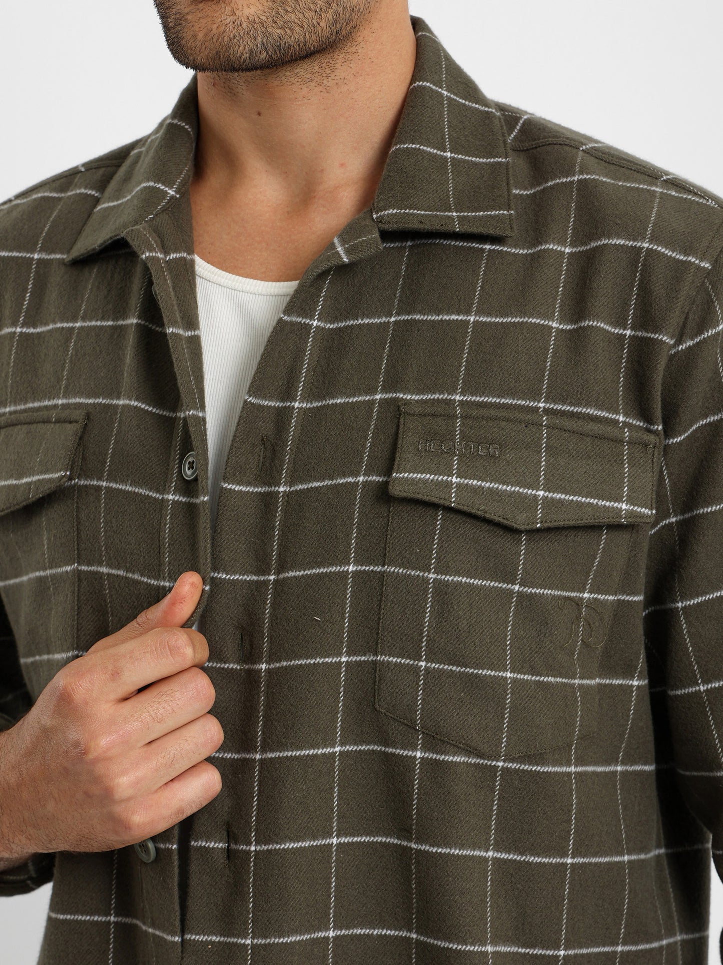 Checked Shirt Jacket