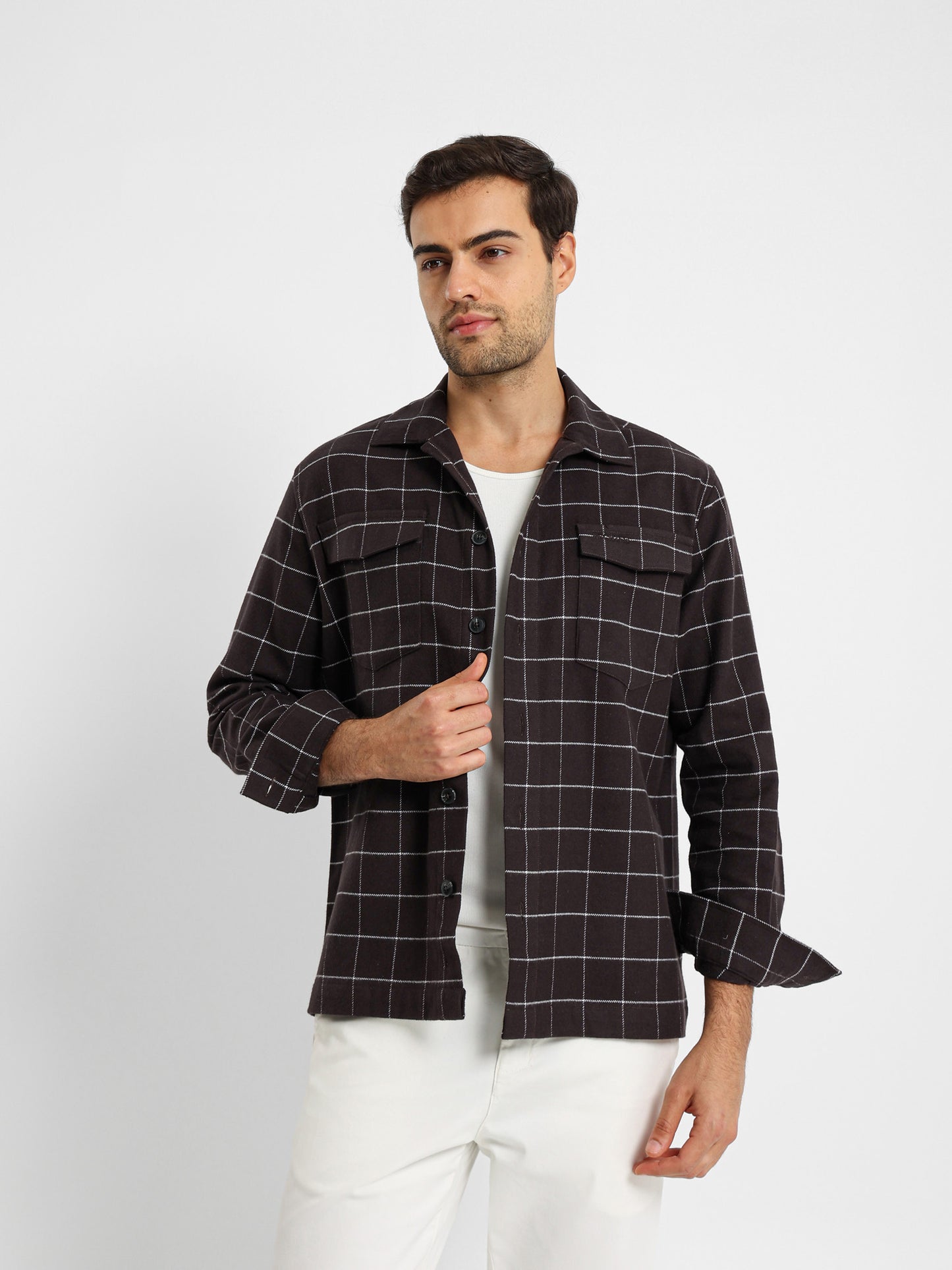 Checked Shirt Jacket