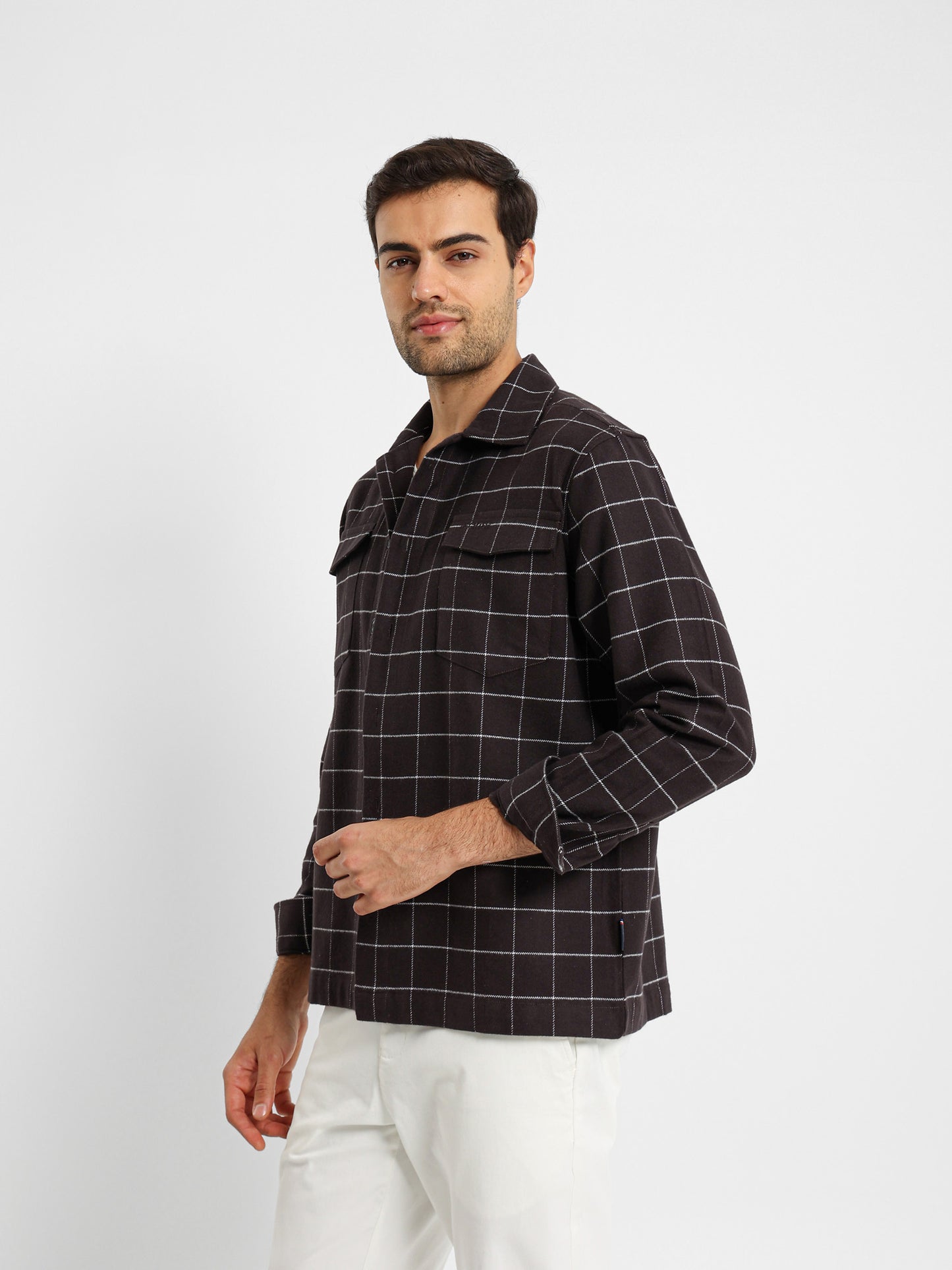 Checked Shirt Jacket